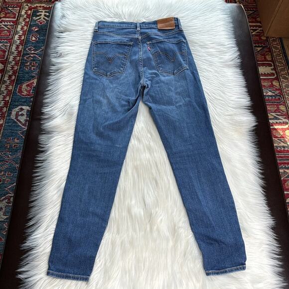 Levi's Unbasic Blue Mile High Super Skinny Jeans - Picture 6 of 7